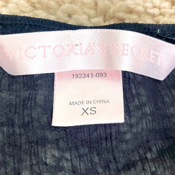 HARD TO FIND: Victoria’s Secret Black Sheer Nighty/Top - Picture 5 of 7